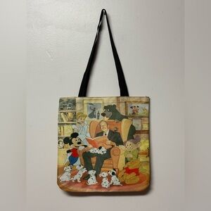 Disney Character Collage Tote Bag - Multicolor